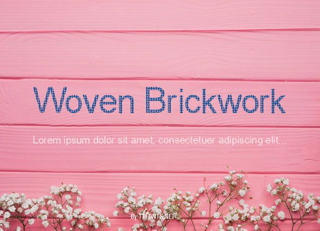 Woven Brickwork example
